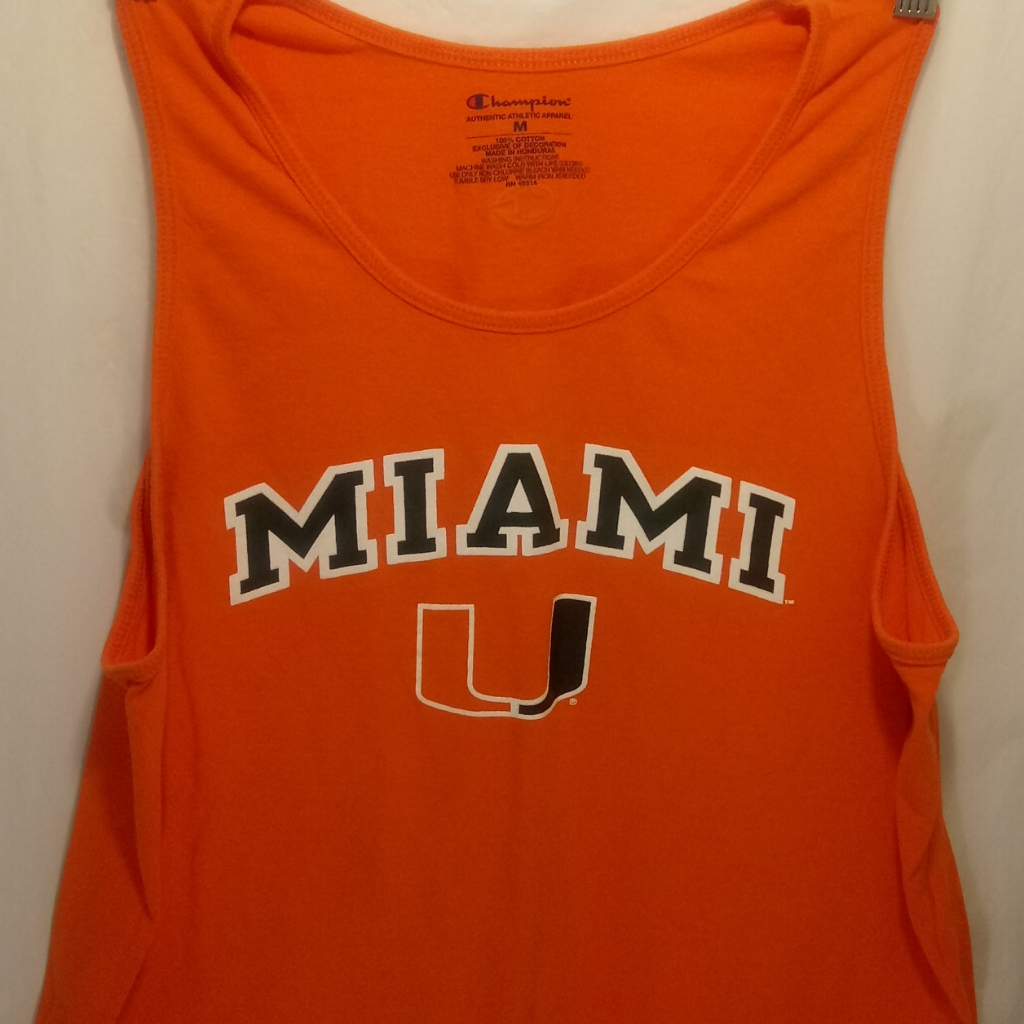 Miami U Hurricans Champion Tank Top